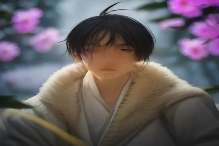 明亮的客厅里一位男性正在笔记本上记录自律计划，绿植环绕，画面清新充满生活气息